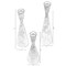 Marble Resin Candle Holders - Set of 3 Exquisite Decorative Taper Candlesticks for Luxurious Home Decor, Elegant Dining Table Centerpieces, Stylish Interior Accents, and Exclusive Event Illumination